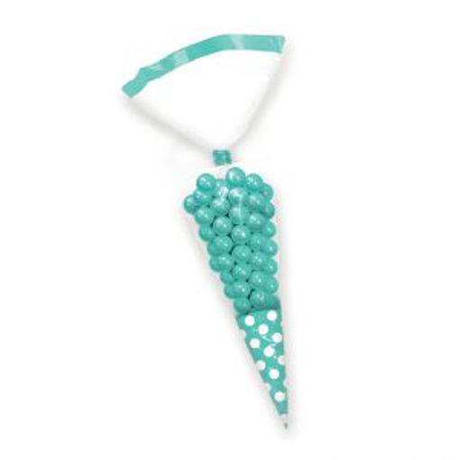 Picture of ROBIN EGG BLUE CANDY CONES